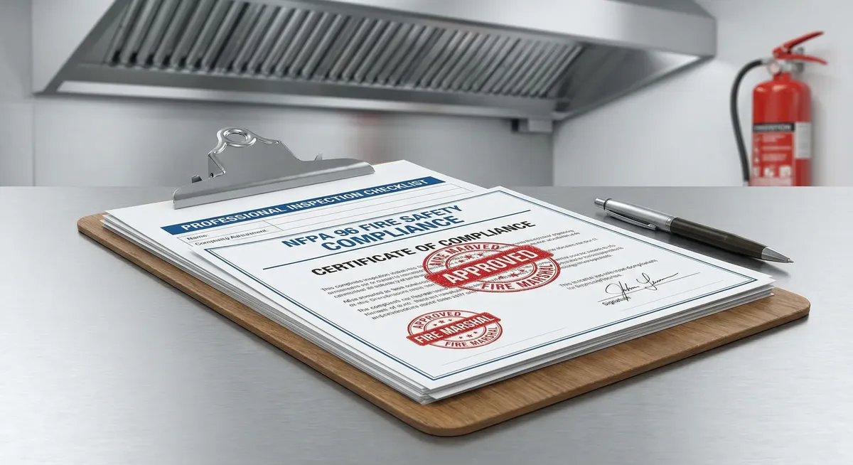 Fort Worth hood cleaning compliance documentation, service records, and inspection paperwork